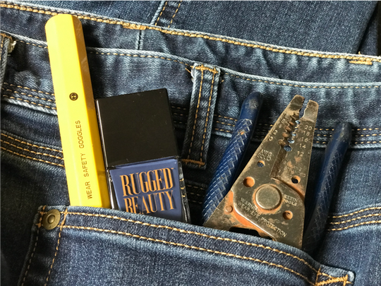 Denim Jeans Blue Nail Polish