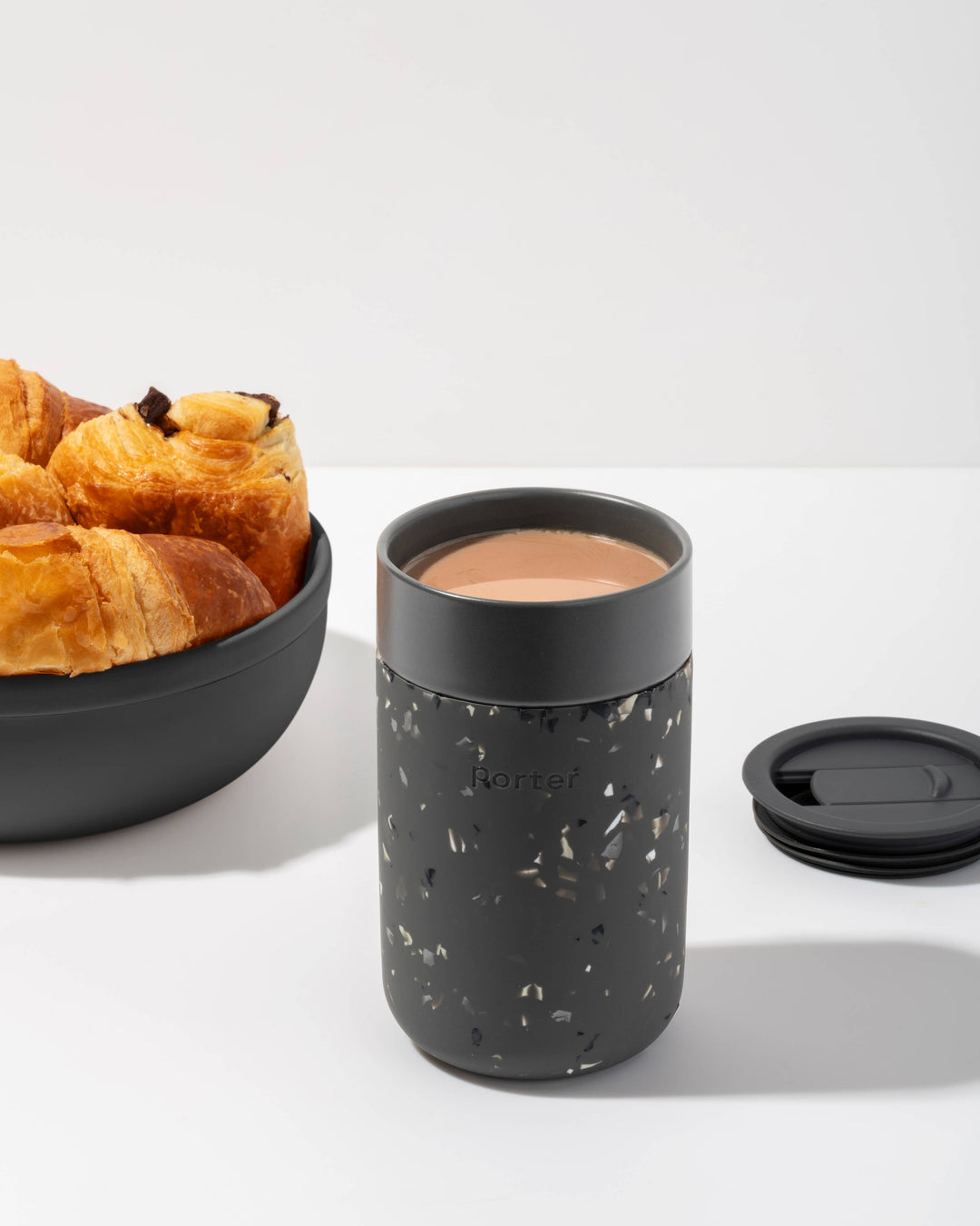 Ceramic + Silicone Reusable Coffee Mug - Free Living Co