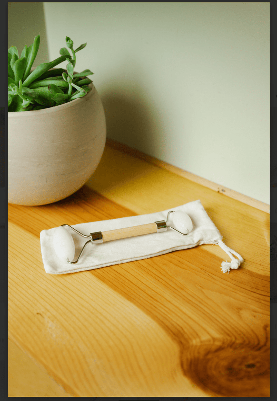Bamboo Facial Massage Roller - Free Living Co