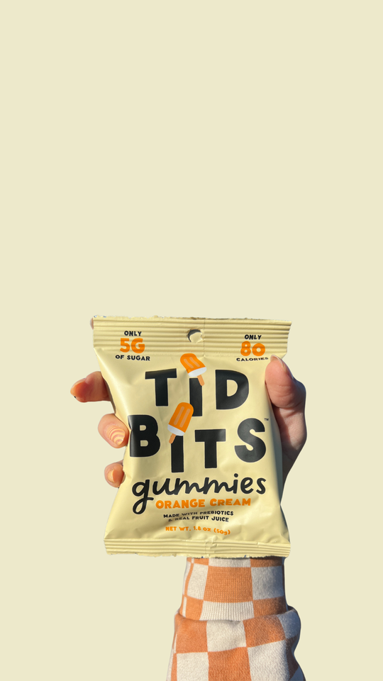 Orange Cream Gummy Candy - Low Sugar 5g, Prebiotics