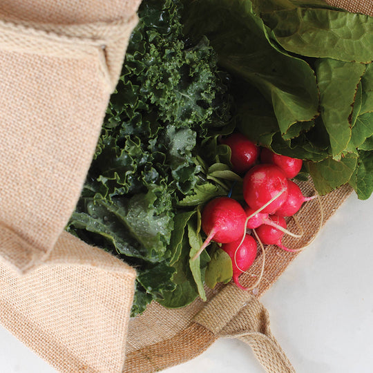Jute Market Tote Bag - Free Living Co