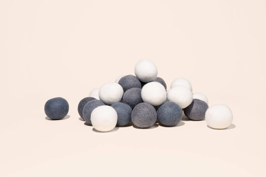 Set of 6 Organic Wool Dryer Balls - Free Living Co