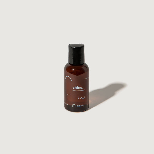 Shine - travel sized organic aloe-based lubricant