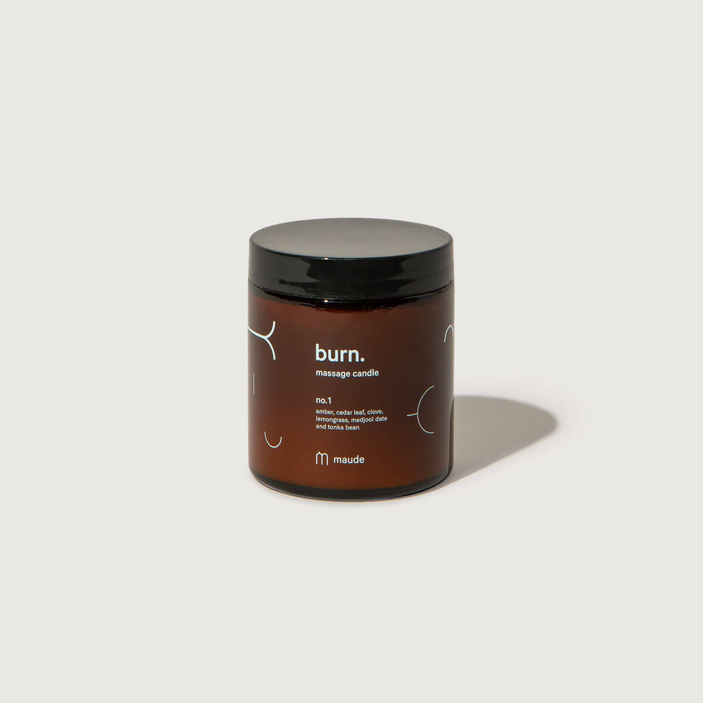 Burn no. 1 - skin-softening massage candle