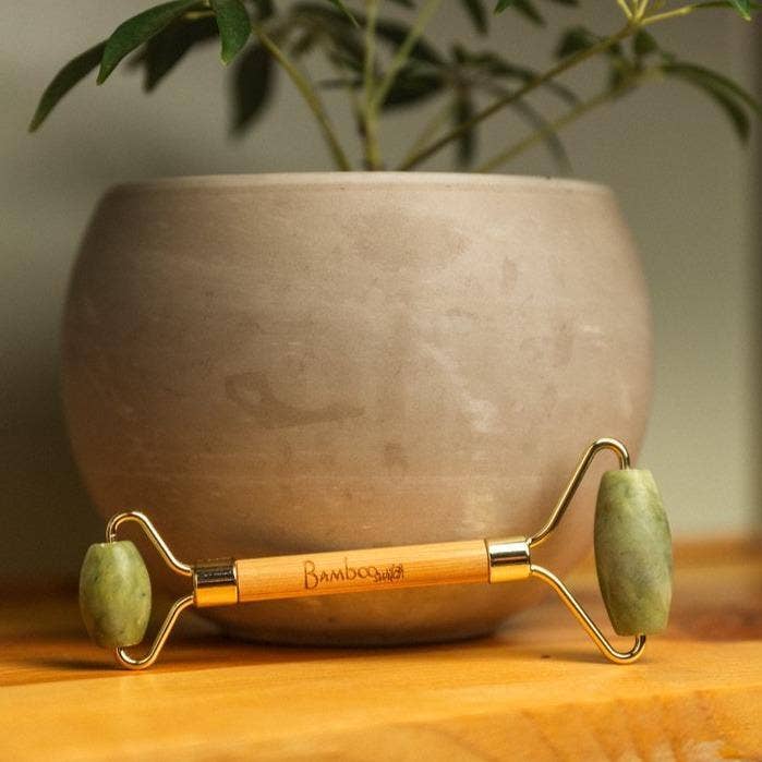 Bamboo Facial Massage Roller - Free Living Co