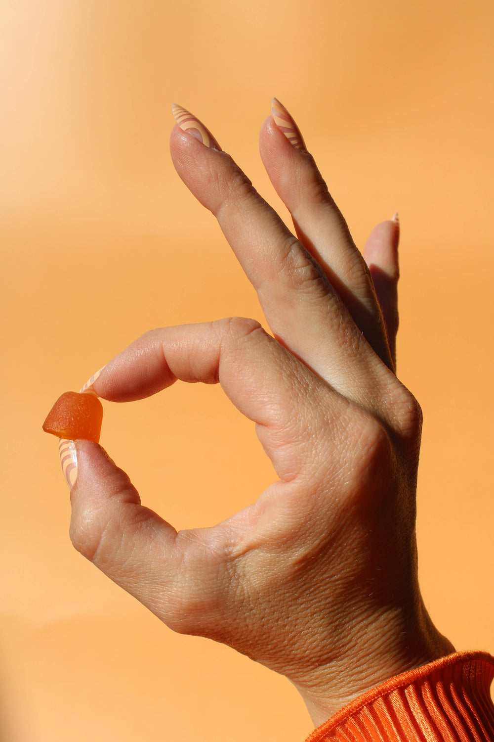 Orange Cream Gummy Candy - Low Sugar 5g, Prebiotics