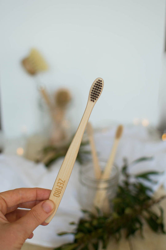 Bamboo Adult Toothbrush - Free Living Co