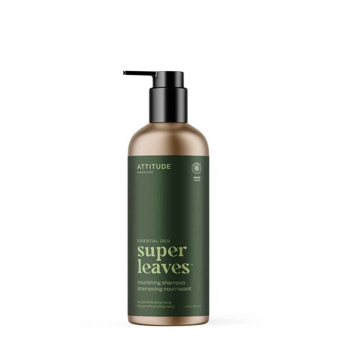 Super Leaves Nourishing Shampoo - Bergamot & Ylang-Ylang - Free Living Co