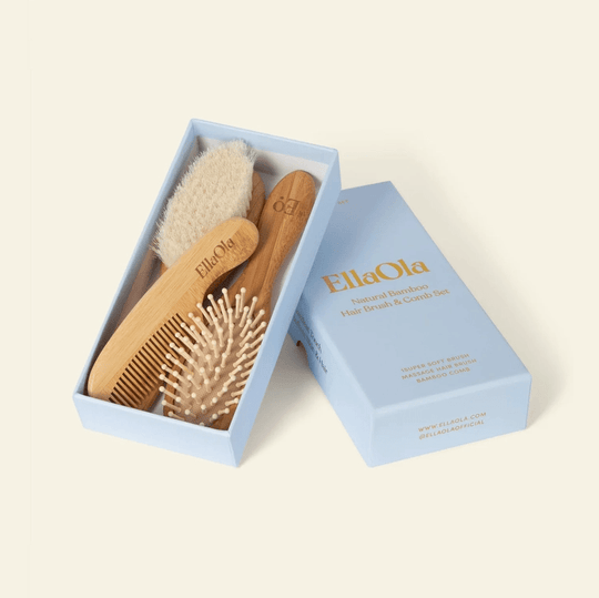 3-Piece Bamboo Brush & Comb Set - Free Living Co