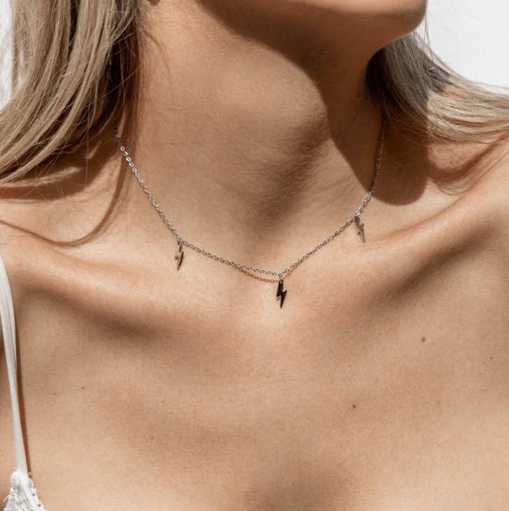Lightning Bolt Necklace - Free Living Co