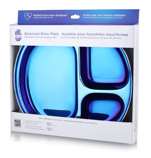 Balanced Bites Stainless Steel Plates - Free Living Co
