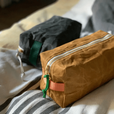 Waxed Canvas Dopp Kit - Free Living Co