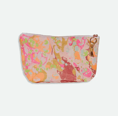 Handmade Marbled Canvas Pouch - Free Living Co