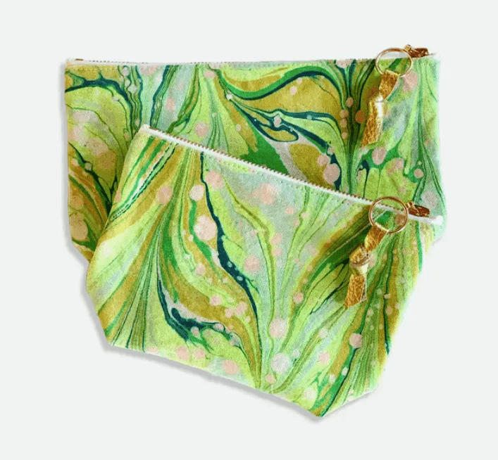 Handmade Marbled Canvas Pouch - Free Living Co