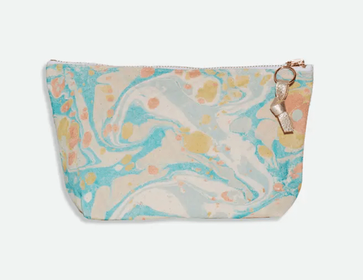 Handmade Marbled Canvas Pouch - Free Living Co