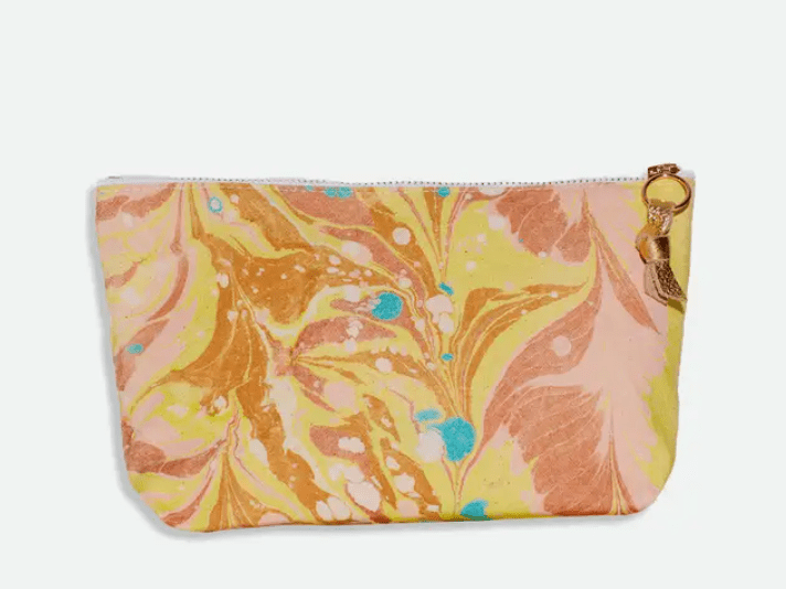 Handmade Marbled Canvas Pouch - Free Living Co