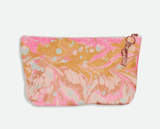 Handmade Marbled Canvas Pouch - Free Living Co