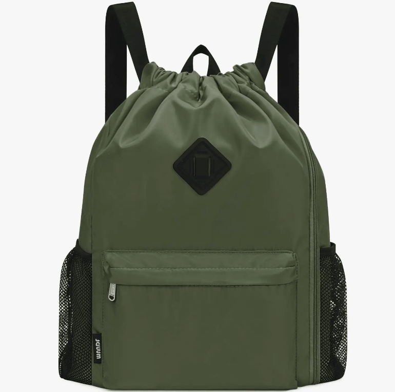 Sport Drawstring Backpack With Shoe Compartment - Large - Free Living Co