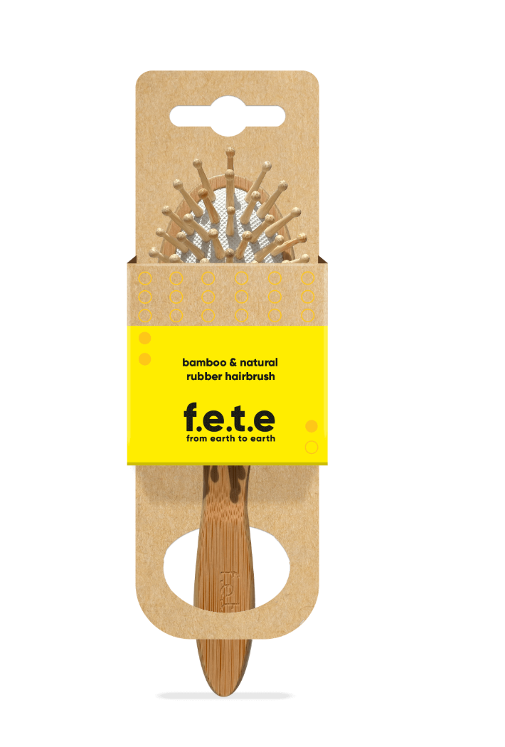 Bamboo & Natural Rubber Hairbrush