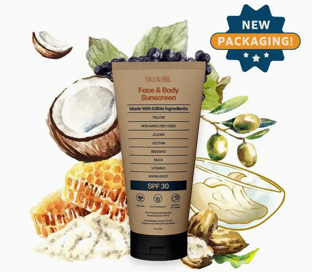 Face and Body Sunscreen SPF 30 or 50