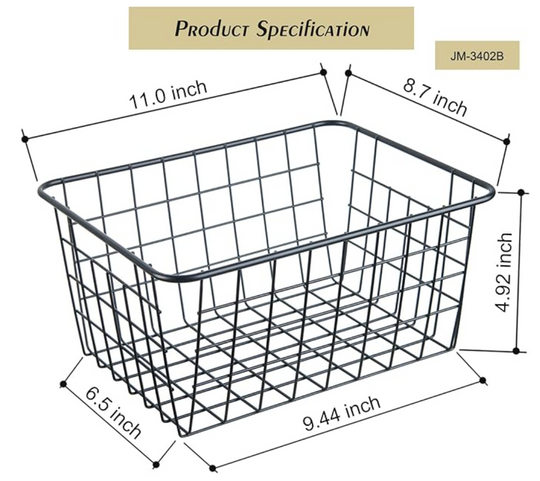 Wire Gifting and Storage Basket
