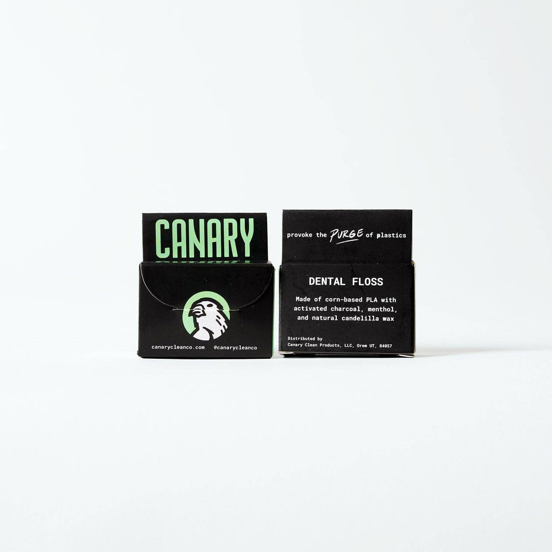 Dental Floss - Charcoal Mint - Plastic-Free and Vegan