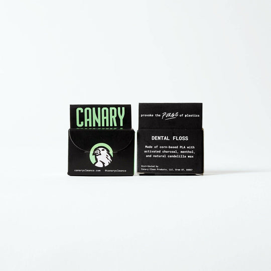 Dental Floss - Charcoal Mint - Plastic-Free and Vegan