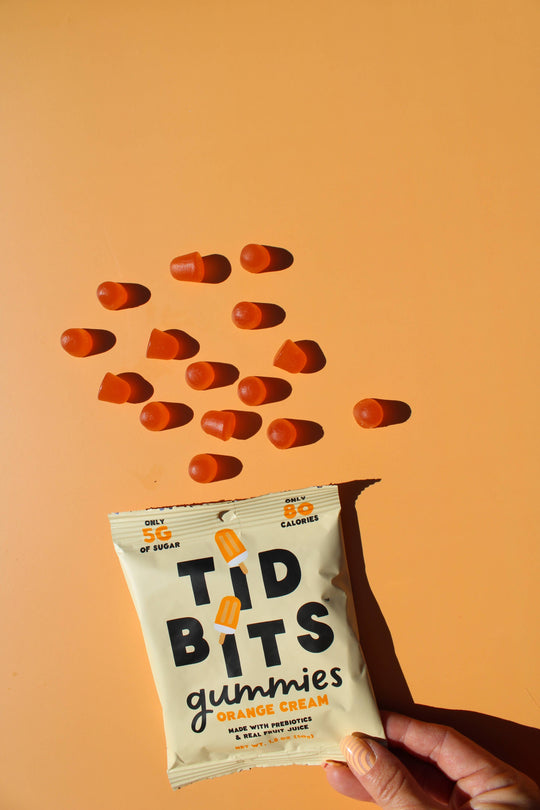Orange Cream Gummy Candy - Low Sugar 5g, Prebiotics