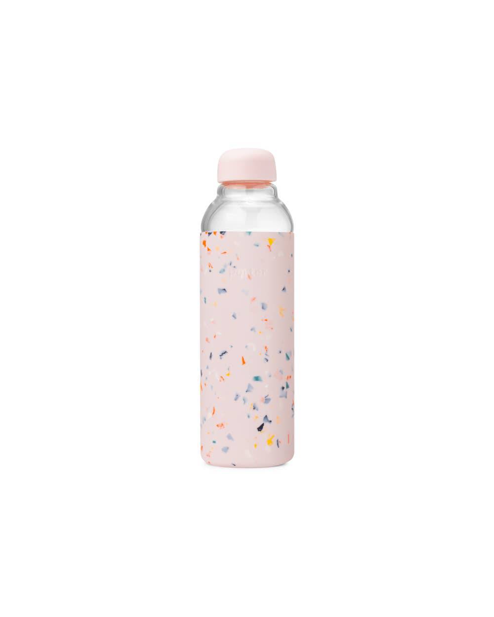 Reusable Glass + Silicone Water Bottle - Free Living Co