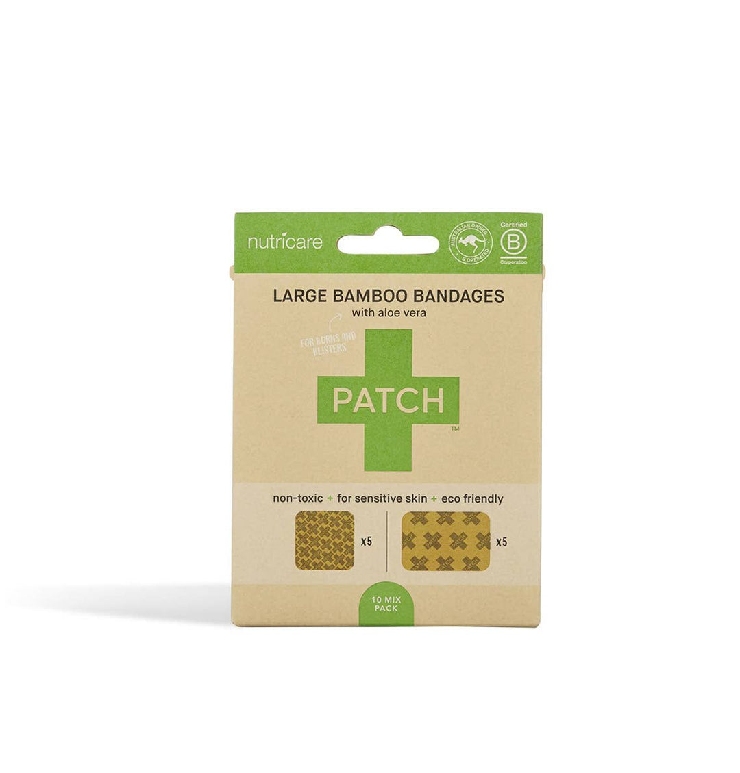 Large Bamboo Bandages with Aloe Vera - Free Living Co