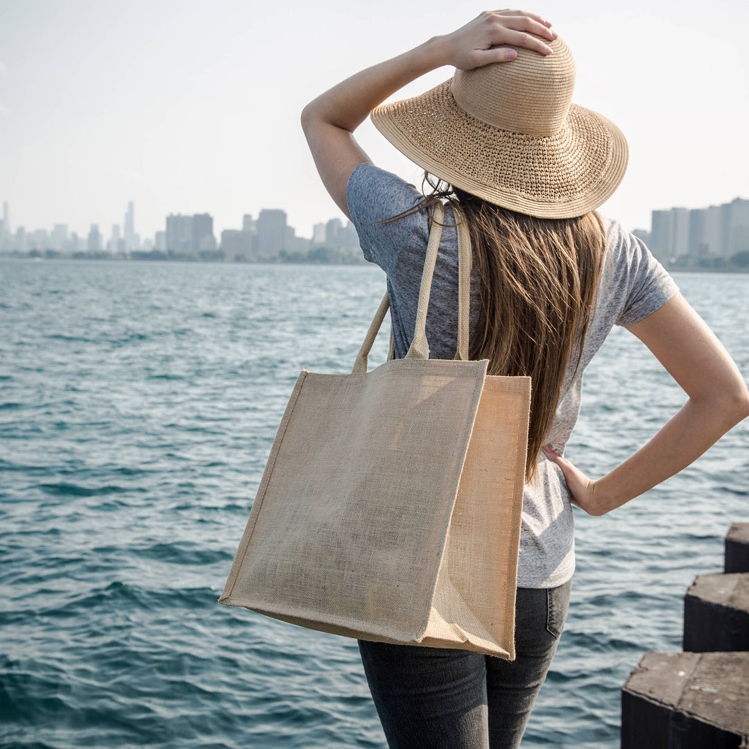 Jute Market Tote Bag - Free Living Co