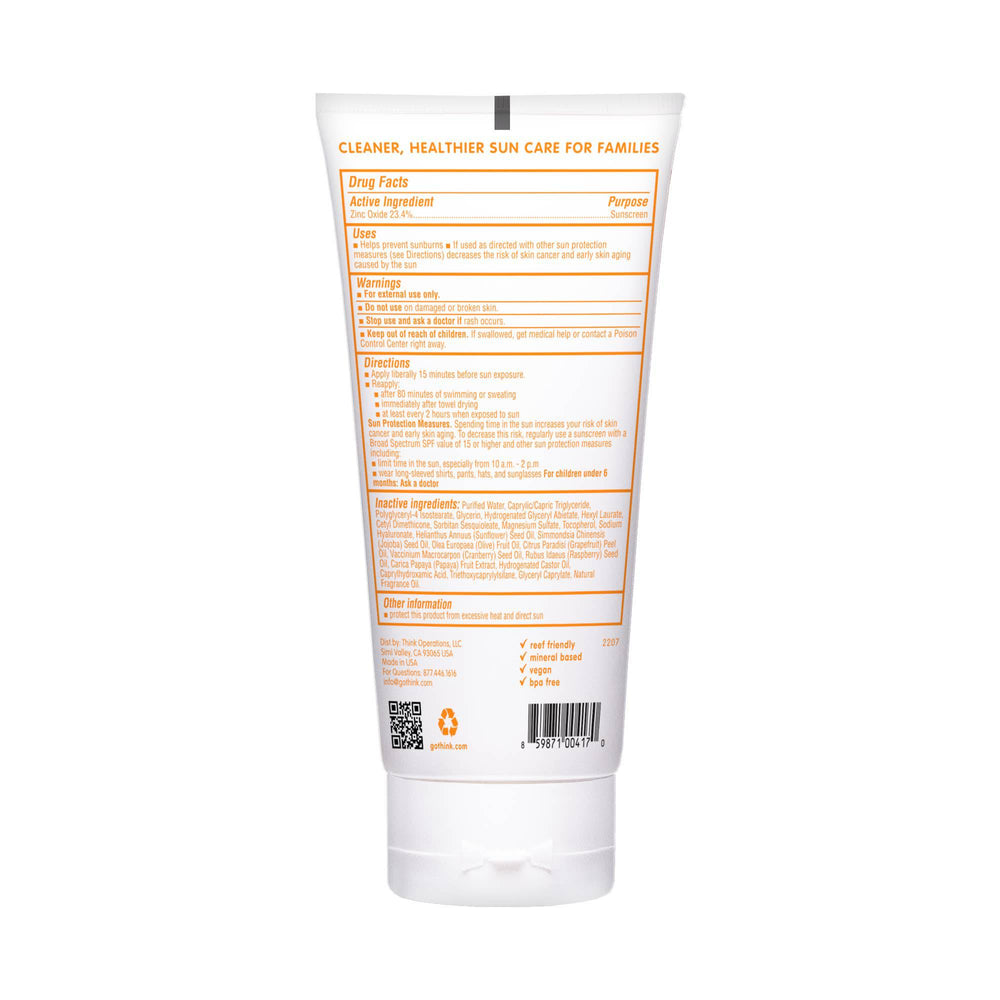 Thinkbaby Safe Sunscreen Spf 50+ - Free Living Co