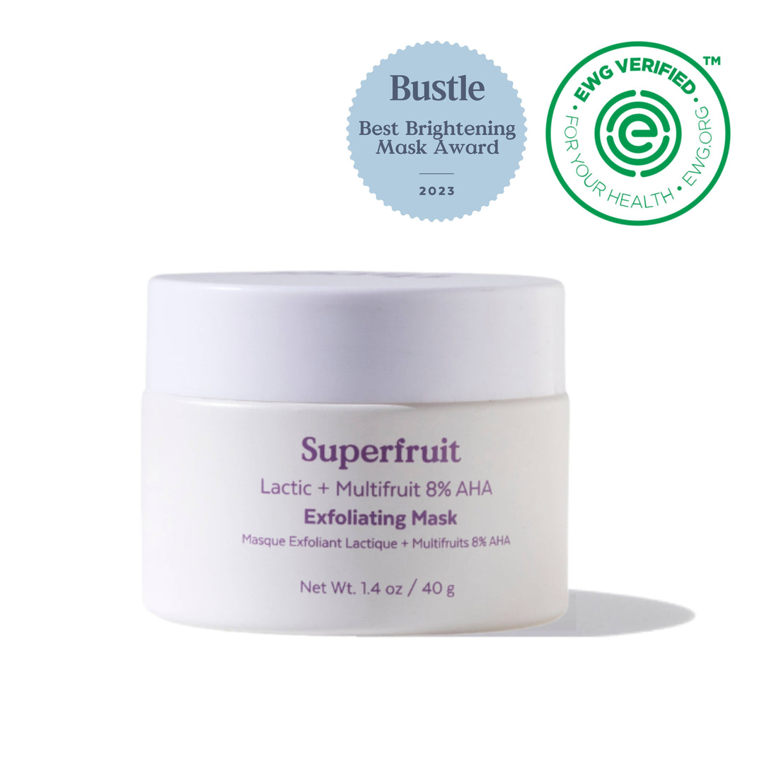 Superfruit Lactic + Multifruit 8% AHA Exfoliating Mask (40g) - Free Living Co