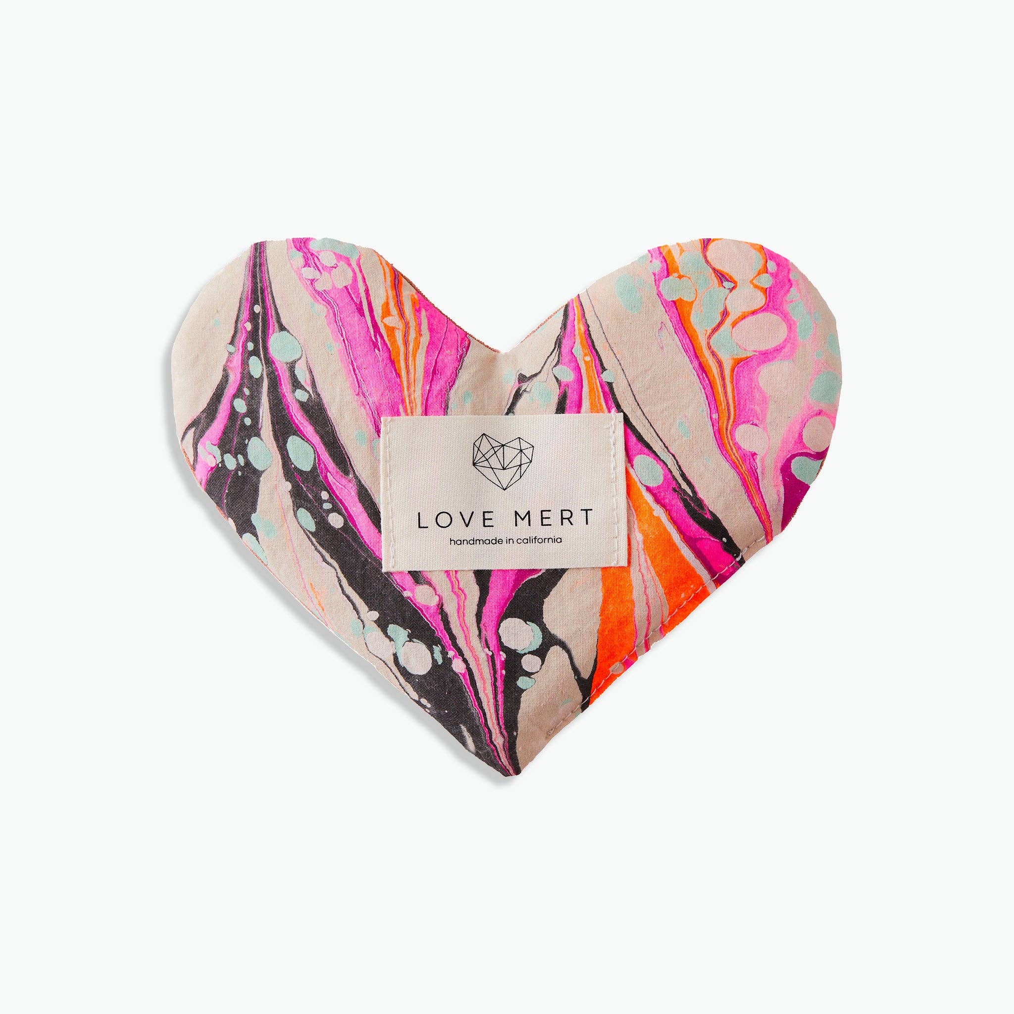 Handmade Marbled Eye Love Pillow - Free Living Co